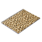 Leopard-Druck-gewundenes Notizbuch Notizblock (Linke Seite)