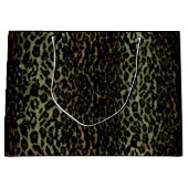 Leopard-Druck-große Geschenk-Tasche Große Geschenktüte (Vorderseite)