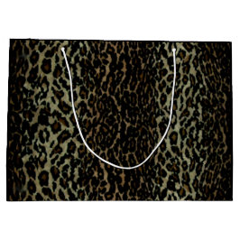 Leopard-Druck-große Geschenk-Tasche Große Geschenktüte