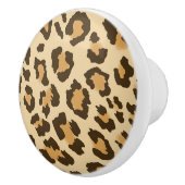 Leopard-Druck-Keramik-Fach-Griff Keramikknauf (Rechts)