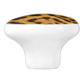 Leopard-Druck Keramikknauf (Seitenansicht)