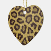 Leopard-Druck Keramikornament (Links)
