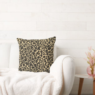 Leopard-Druck Kissen