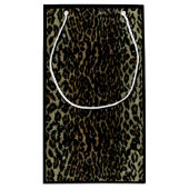 Leopard-Druck-kleine Geschenk-Tasche Kleine Geschenktüte (Rückseite)