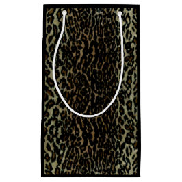 Leopard-Druck-kleine Geschenk-Tasche Kleine Geschenktüte