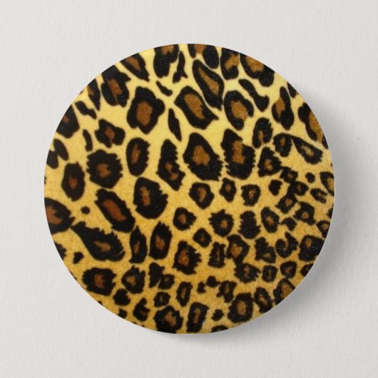 Leopard-Druck-Knopf Button (Vorderseite)
