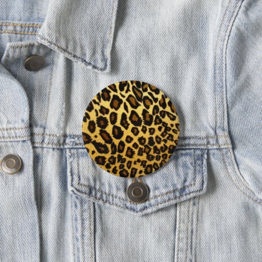 Leopard-Druck-Knopf Button (Beispiel)