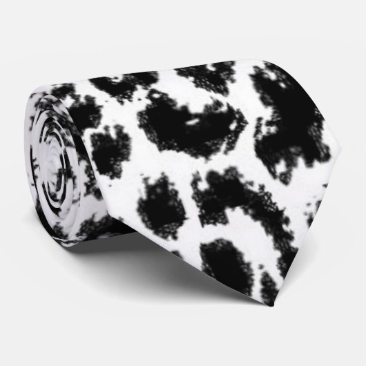 LEOPARD-DRUCK-KRAWATTE KRAWATTE (Gerollt)