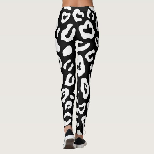Leopard-Druck Leggings (Rückseite)