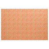 Leopard-Druck - Mandarine und Hellorangees Stoff (Yard (91,4 cm))