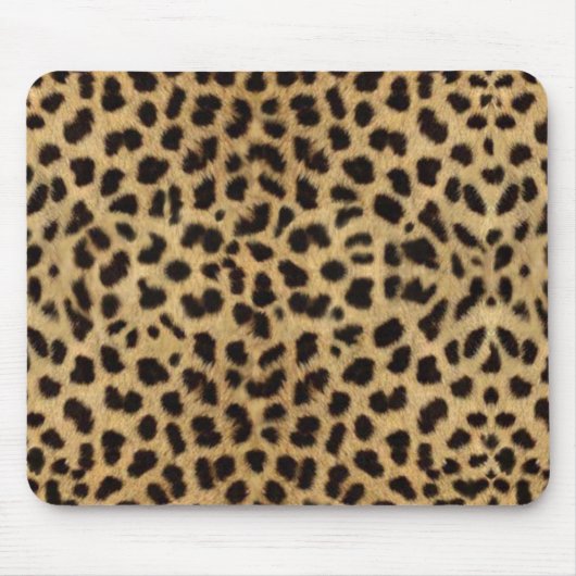 Leopard-Druck-Mausunterlage Mousepad (Vorne)