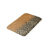 Leopard-Druck mit Badematte (Schrägansicht)