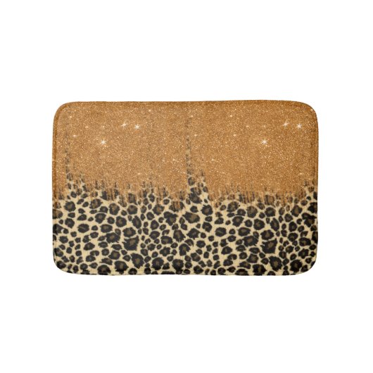 Leopard-Druck mit Badematte (Vorderseite)