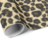 Leopard-Druck mit Geschenkpapier (Rolleneckpunkt)