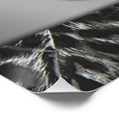 Leopard-Druck mit hoher Ferse mit Leopard Poster (Ecke)