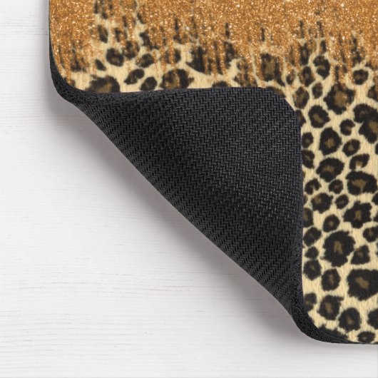 Leopard-Druck mit Mousepad (Ecke)
