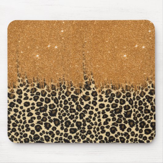 Leopard-Druck mit Mousepad (Vorne)