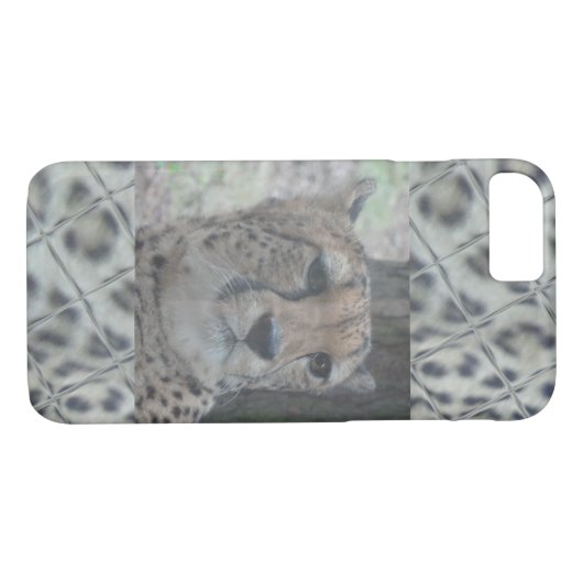 Leopard-Druck mit niedlichem Case-Mate iPhone Hülle (Rückseite (Horizontal))