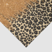 Leopard-Druck mit Seidenpapier (Ausschnitt)