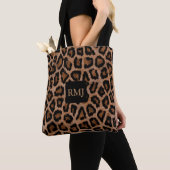 LEOPARD Druck-MONOGRAMm-hoch Tasche (Von Nahem)