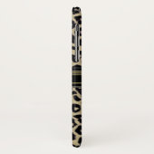 Leopard-Druck-Monogramm iPhone X Fall Case-Mate iPhone Hülle (Hinten/Links)