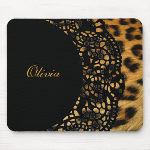 Leopard-Druck Mousepad