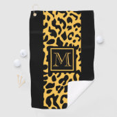 Leopard-Druck-Muster Golfhandtuch (Insitu)