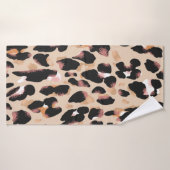 Leopard-Druck nahtlos Badehandtuch (Badehandtuch)
