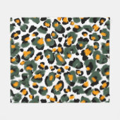 Leopard-Druck nahtlos Muster Fleecedecke (Vorderseite (Horizontal))