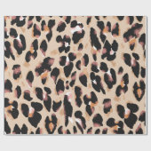 Leopard-Druck nahtlos Muster Geschenkpapier (Flach)