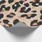 Leopard-Druck nahtlos Muster Geschenkpapier (Ecke)