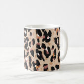 Leopard-Druck nahtlos Muster Kaffeetasse (VorderseiteRechts)