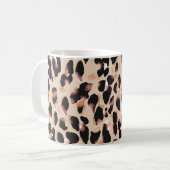 Leopard-Druck nahtlos Muster Kaffeetasse (Vorderseite Links)