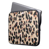 Leopard-Druck nahtlos Muster Laptopschutzhülle (Vorderseite Links)