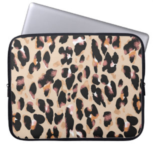 Leopard-Druck nahtlos Muster Laptopschutzhülle