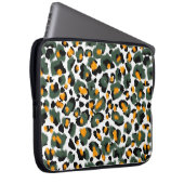 Leopard-Druck nahtlos Muster Laptopschutzhülle (Vorne Rechts)