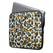 Leopard-Druck nahtlos Muster Laptopschutzhülle (Vorderseite Links)