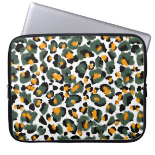 Leopard-Druck nahtlos Muster Laptopschutzhülle