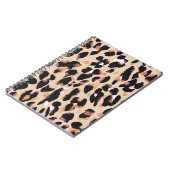 Leopard-Druck nahtlos Muster Notizblock (Linke Seite)