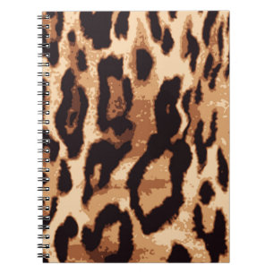 Leopard-Druck nahtlos Muster Notizblock