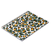 Leopard-Druck nahtlos Muster Notizblock (Linke Seite)