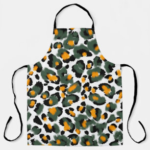 Leopard-Druck nahtlos Muster Schürze