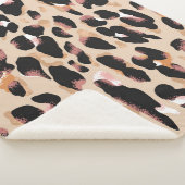 Leopard-Druck nahtlos Muster Sherpadecke (3/4)