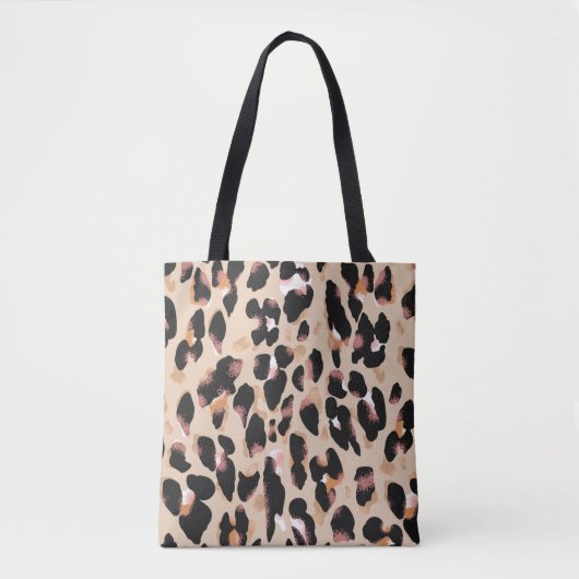 Leopard-Druck nahtlos Muster Tasche (Vorderseite)