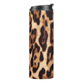 Leopard-Druck nahtlos Muster Thermosbecher (Nach links gedreht)