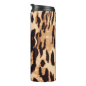 Leopard-Druck nahtlos Muster Thermosbecher (Nach rechts gedreht)