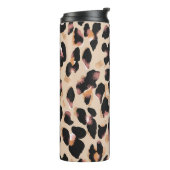 Leopard-Druck nahtlos Muster Thermosbecher (Nach links gedreht)
