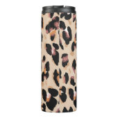 Leopard-Druck nahtlos Muster Thermosbecher (Rückseite)