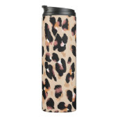 Leopard-Druck nahtlos Muster Thermosbecher (Nach rechts gedreht)