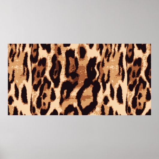 Leopard-Druck nahtlos Poster (Vorne)